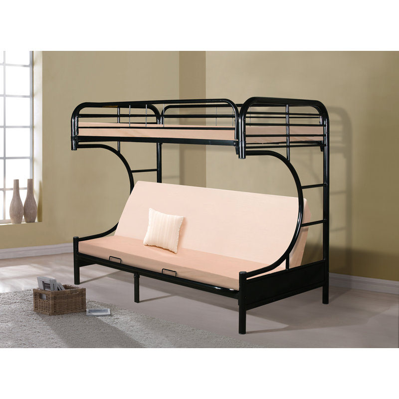 Zoomie Kids Irizarry Twin Futon Bunk Bed & Reviews Wayfair